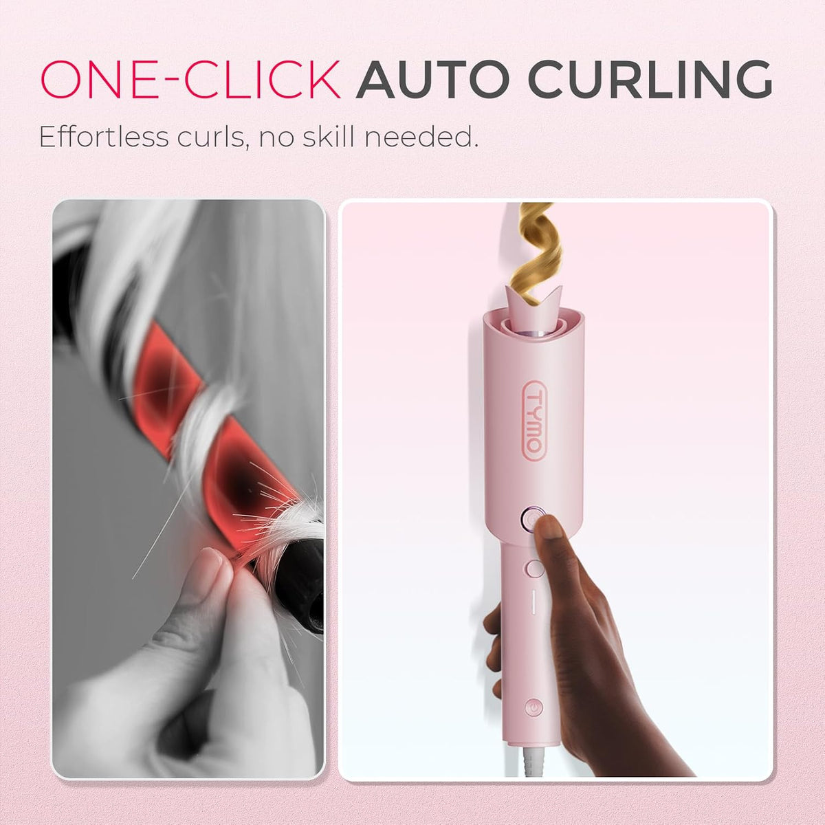 TYMO CURLPRO Automatic Rotating Curling Iron 1 Inch (HC503N) — alternate product view