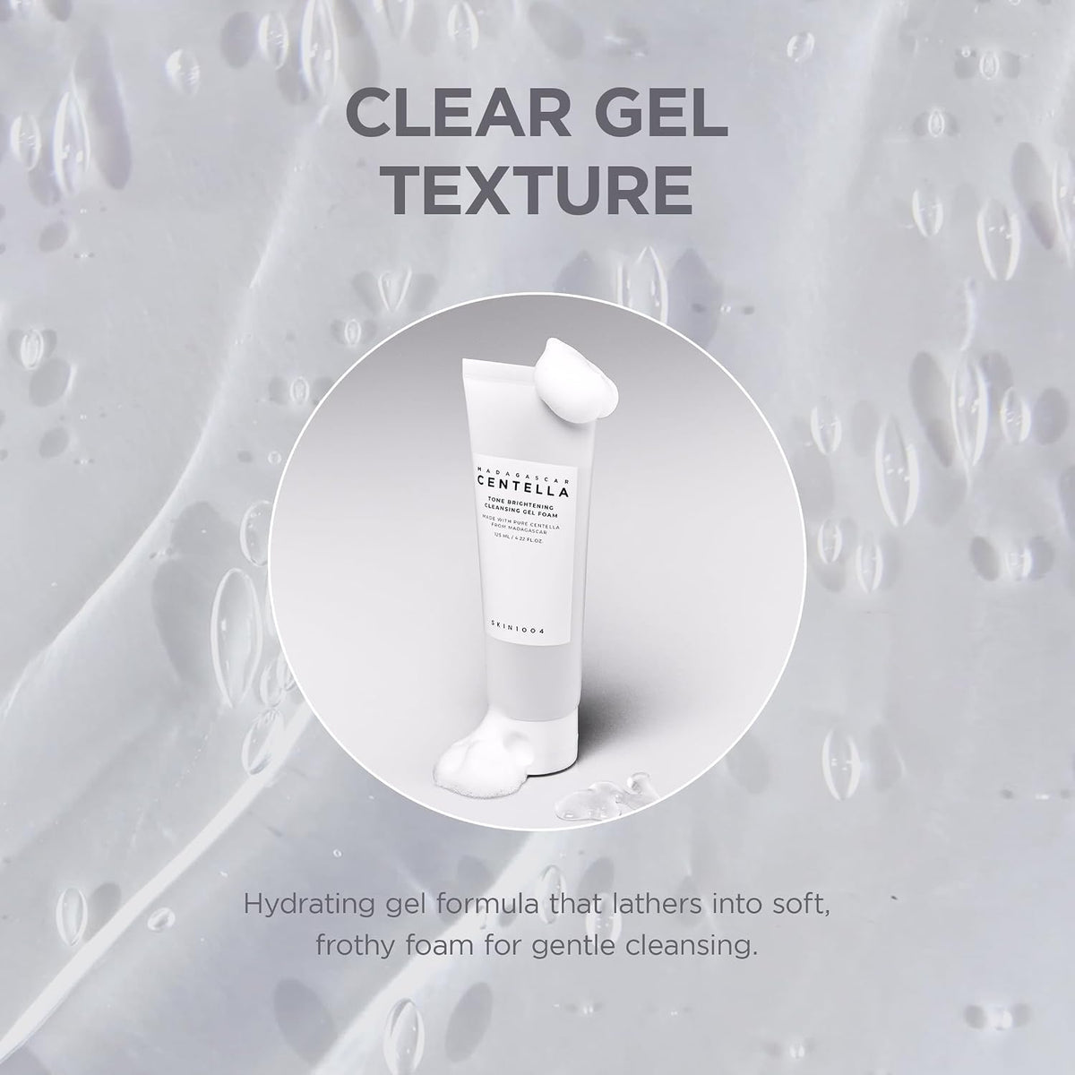 SKIN1004 Madagascar Centella Tone Brightening Cleansing Gel Foam 125 ml - view 5