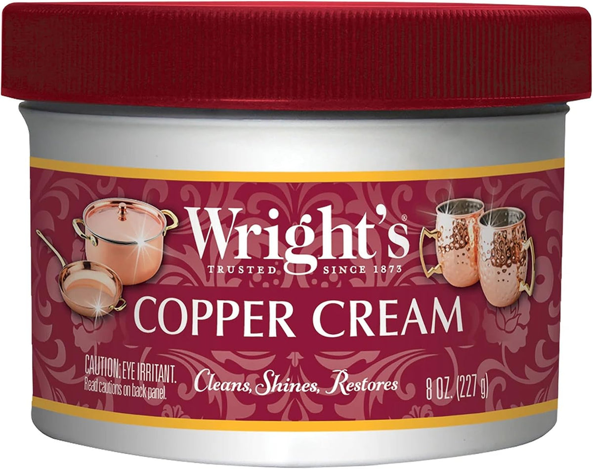 Wright's Copper Cream Cleaner and Polish 8 fl oz — product view