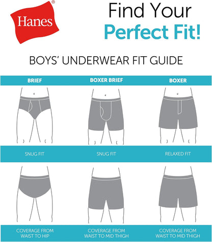 Hanes Boys' Moves Performance Boxer Briefs 6 Pack, Medium - view 5