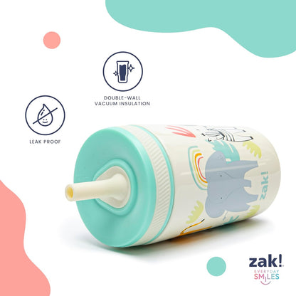 Zak Designs Happy Fruit Kelso 12 oz Stainless Steel Toddler Cup - view 5