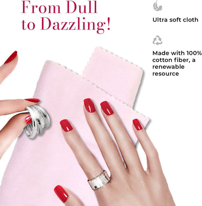 Connoisseurs Extra Large Silver Polishing Cloth, 14 x 14 Inches - view 3