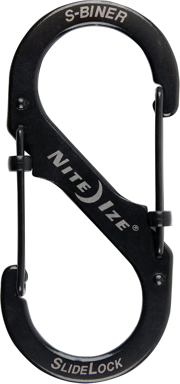 Nite Ize S-Biner Slide Lock Carabiner #4, Black - view 2
