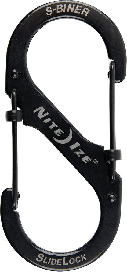 Nite Ize S-Biner Slide Lock Carabiner #4, Black - view 2