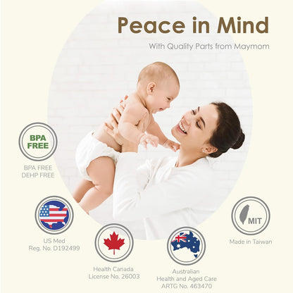Maymom Wide-Mouth Breast Pump Connectors, 2 Pieces - view 5