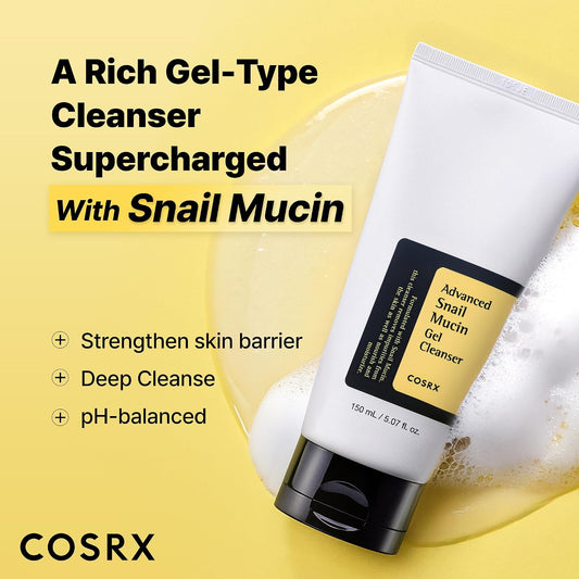 COSRX Advanced Snail Mucin Gel Cleanser, 150 ml (5.07 fl oz) - view 2