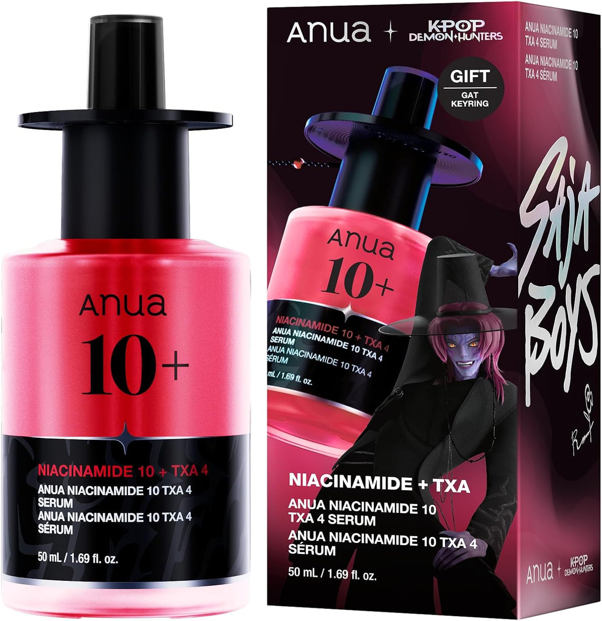 Anua Niacinamide 10 + TXA 4 Serum K-Pop Demon Hunters Edition 50ml — product view