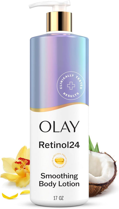 Olay Smoothing Body Lotion with Retinol, 17 fl oz