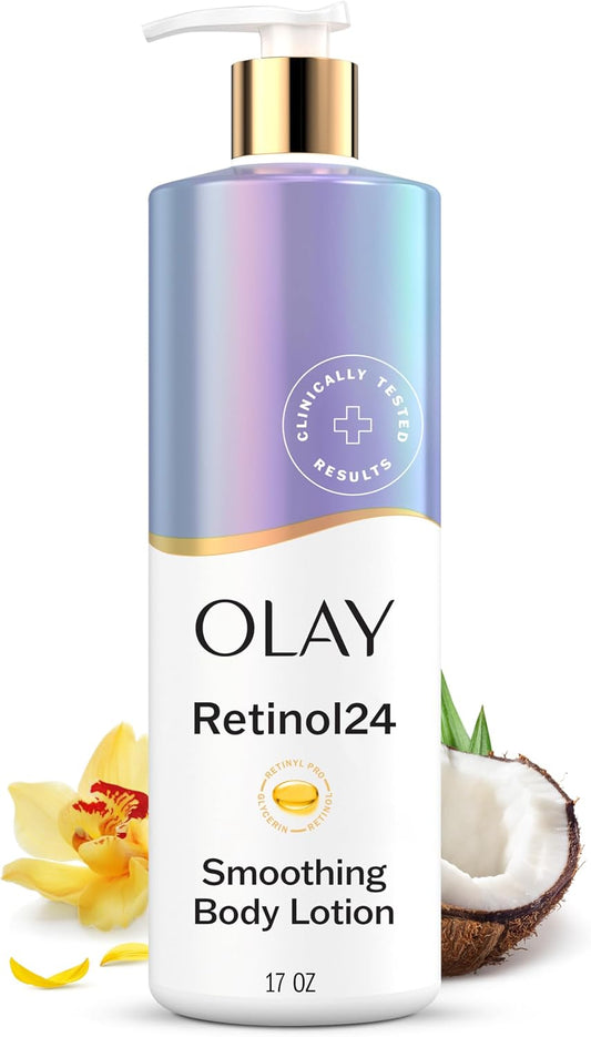 Olay Smoothing Body Lotion with Retinol, 17 fl oz