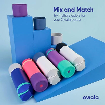 Owala Silicone Water Bottle Boot for 32 oz Bottles, Blue - view 5