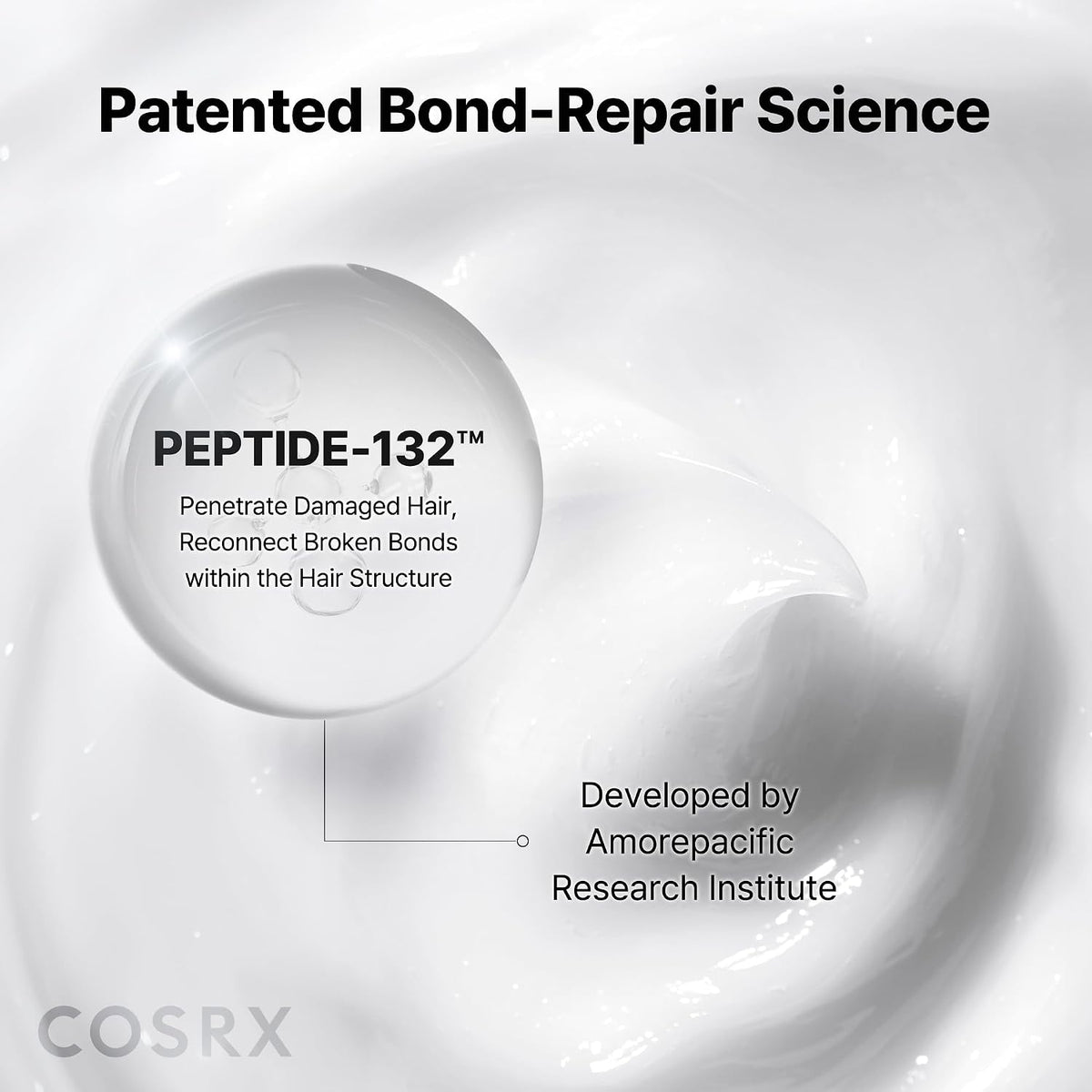 COSRX Peptide 132 Hair Bonding Repair Treatment 240ml - view 3