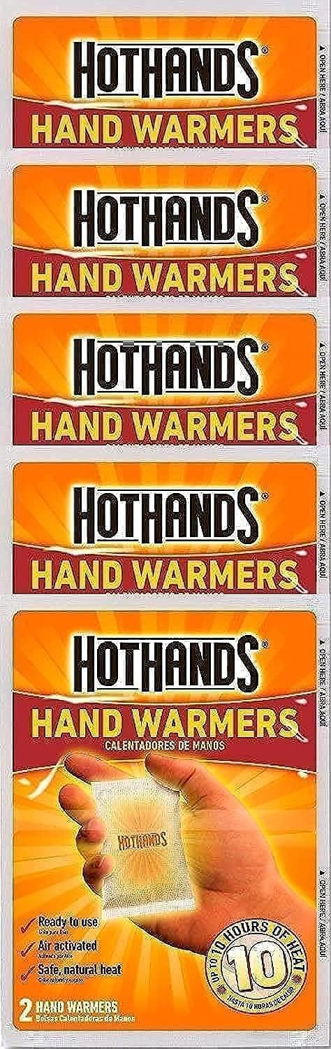 HotHands Hand Warmers - 10 Count (5 Packs of 2)