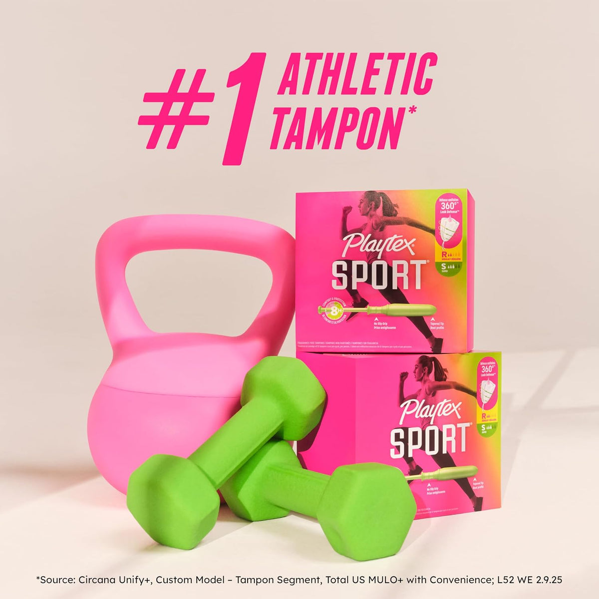 Playtex Sport Tampons Multipack Regular/Super, Fragrance Free, 48 Count - view 6