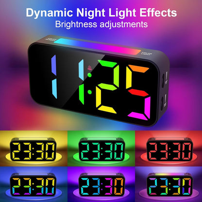 Topski Loud RGB Digital Alarm Clock with Night Light - view 2