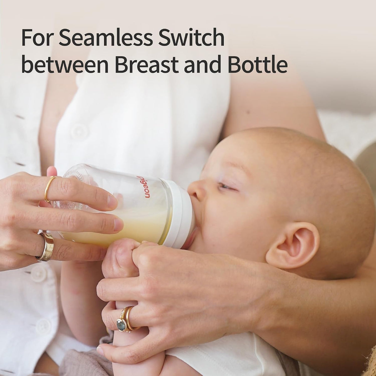 Pigeon Silicone Teat (S) with Latch-On Line, 1+ Months, 4 Count - view 5