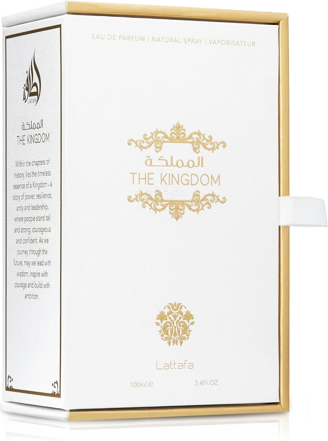 Lattafa The Kingdom Eau de Parfum Spray for Men 3.4 oz - view 3