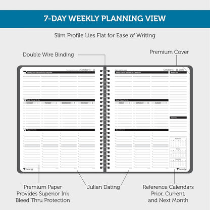 Planner Pad 2026-27 Weekly Planner, Oct-Sep, 6.75 x 8.5 Inch - view 4