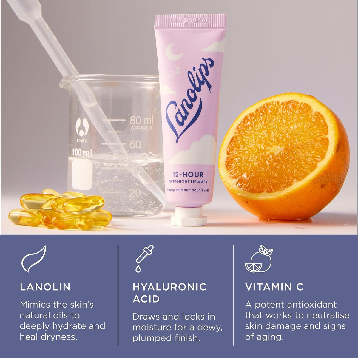 Lanolips 12 Hour Overnight Lip Mask 15 g (0.52 oz) - view 4