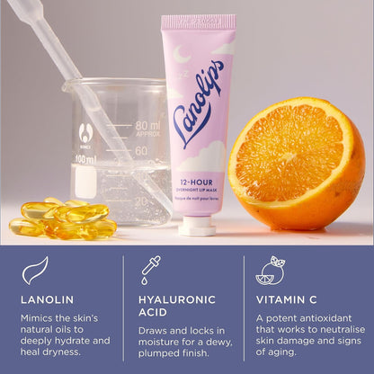Lanolips 12 Hour Overnight Lip Mask 15 g (0.52 oz) - view 4