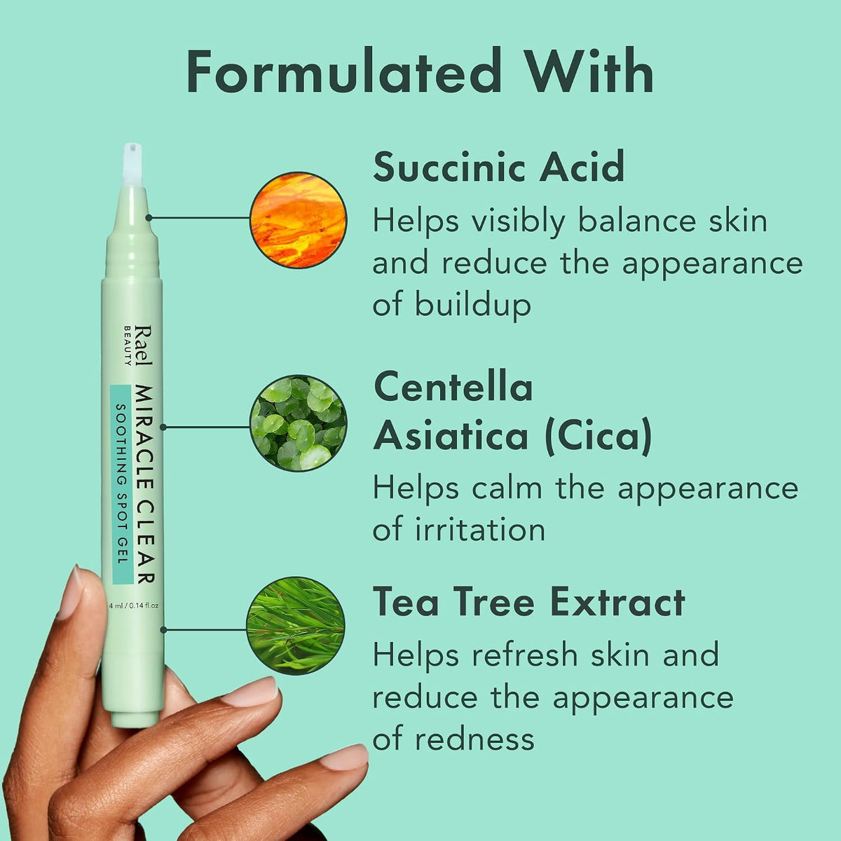 Rael Miracle Clear Soothing Spot Gel with Centella & Tea Tree, 4 ml - view 3