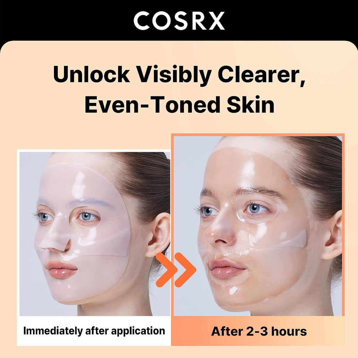 COSRX Alpha-Arbutin Discoloration Care Hydrogel Face Masks, Pack of 3 — alternate product view