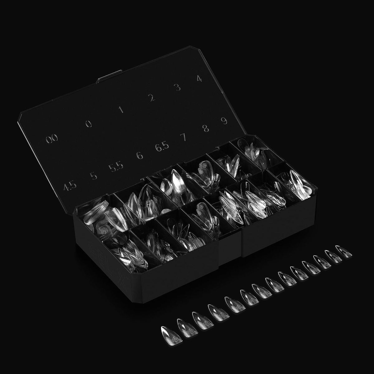 Après Gel-X Sculpted Stiletto Medium Nail Tips Box, 280 Count - view 3