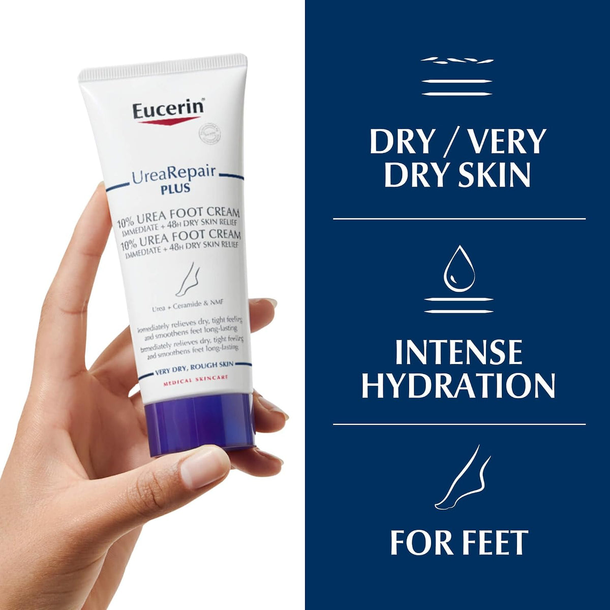Eucerin UreaRepair Plus Foot Cream 10% Urea, 100 ml - view 3