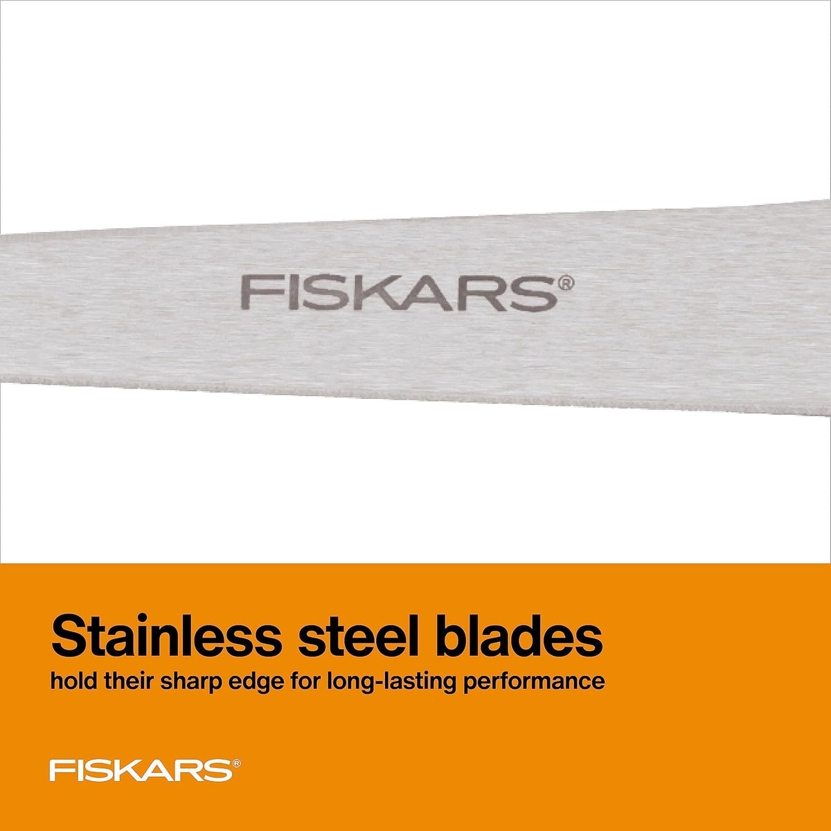 Fiskars 8 Inch SoftGrip All Purpose Scissors, Grey - view 3