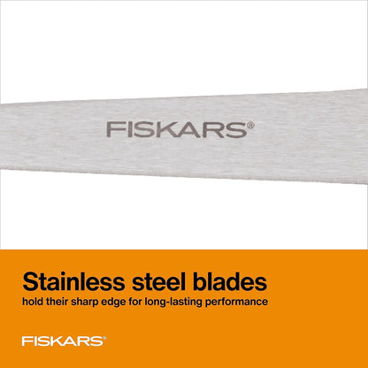 Fiskars 8 Inch SoftGrip All Purpose Scissors, Grey - view 3