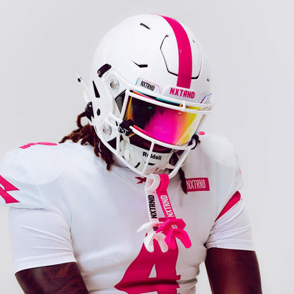 Nxtrnd Two Pro Football Mouth Guard with Strap, Pink - view 6