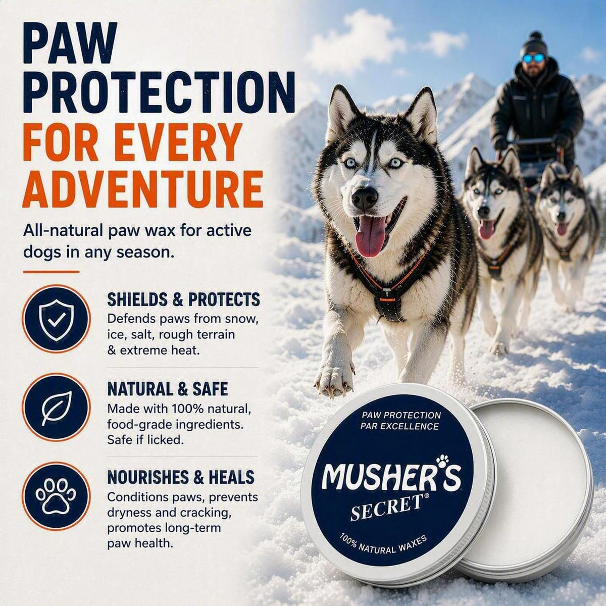 Musher's Secret Paw Wax, 60 g - view 4
