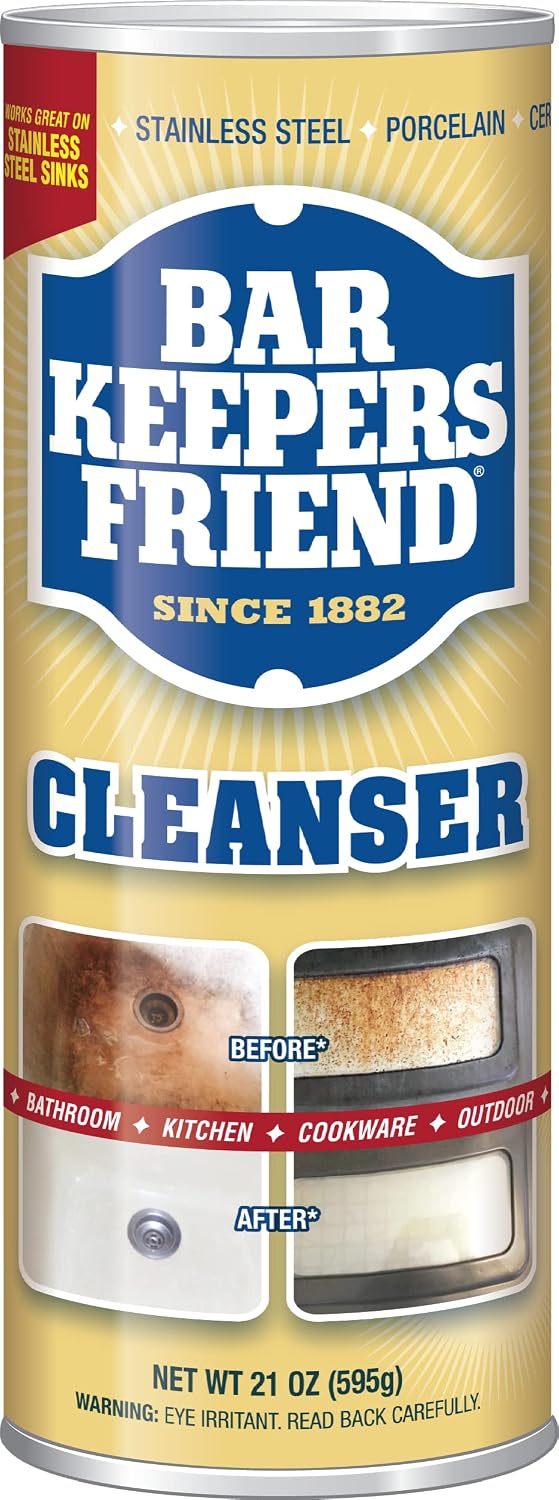 Bar Keepers Friend Multi-Purpose Household Cleaner Gold 21 oz (595 g)