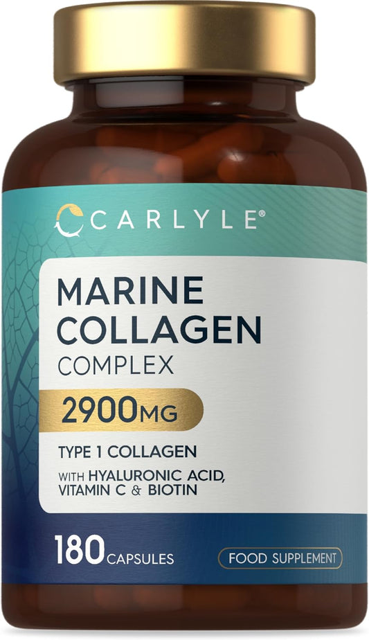 Carlyle Marine Collagen Capsules 2900mg with Hyaluronic Acid