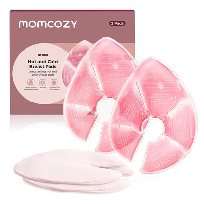 Momcozy Large Hot and Cold Breast Therapy Packs, Pack of 2