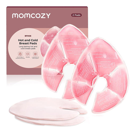 Momcozy Large Hot and Cold Breast Therapy Packs, Pack of 2