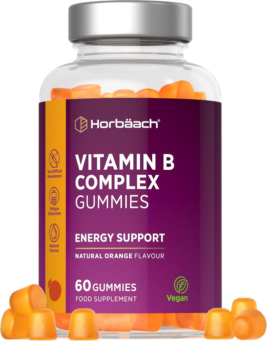 Horbäach Vitamin B Complex Gummies - 60 Count