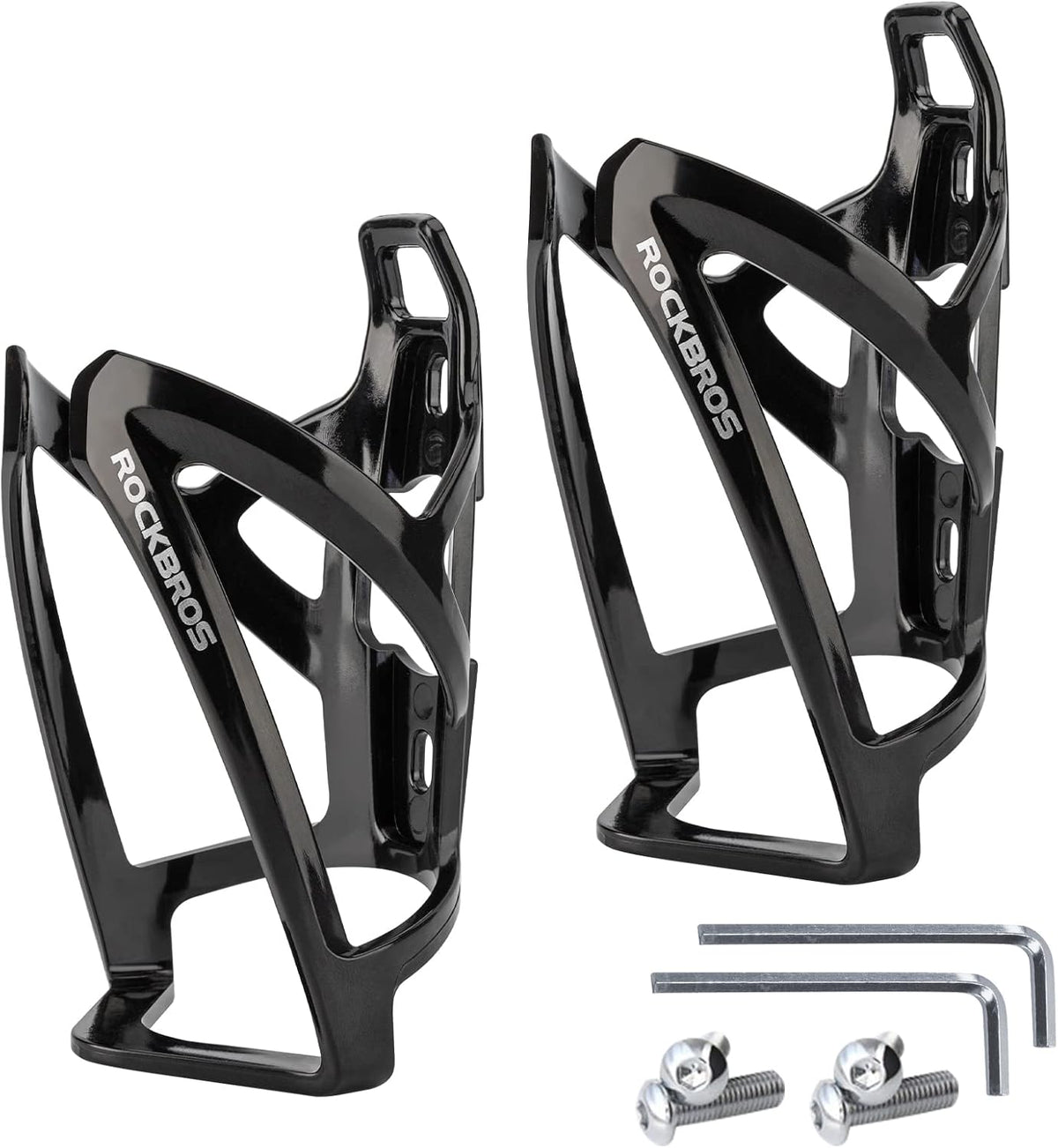 ROCKBROS Bike Water Bottle Cages with Screws, Pack of 2