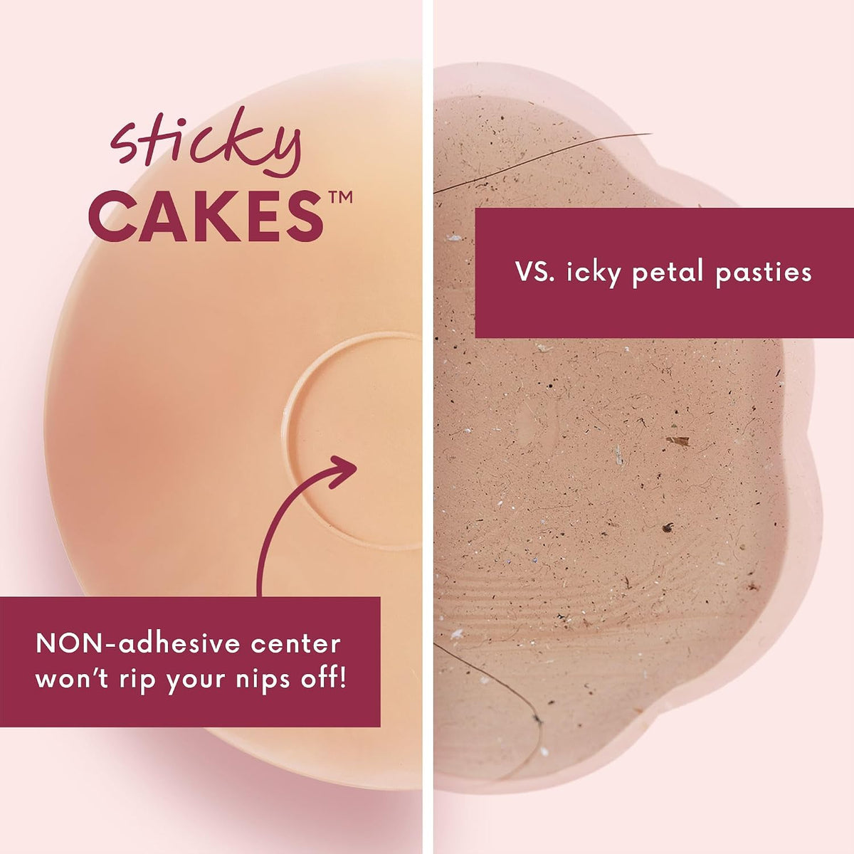CAKES Body Silicone Nipple Covers, Honey, OG Size (B-DD) - view 4