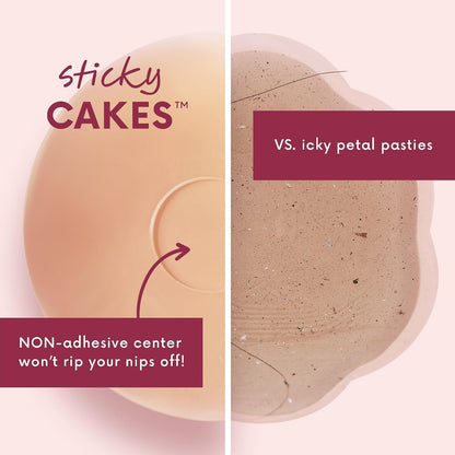 CAKES Body Silicone Nipple Covers, Honey, OG Size (B-DD) - view 4