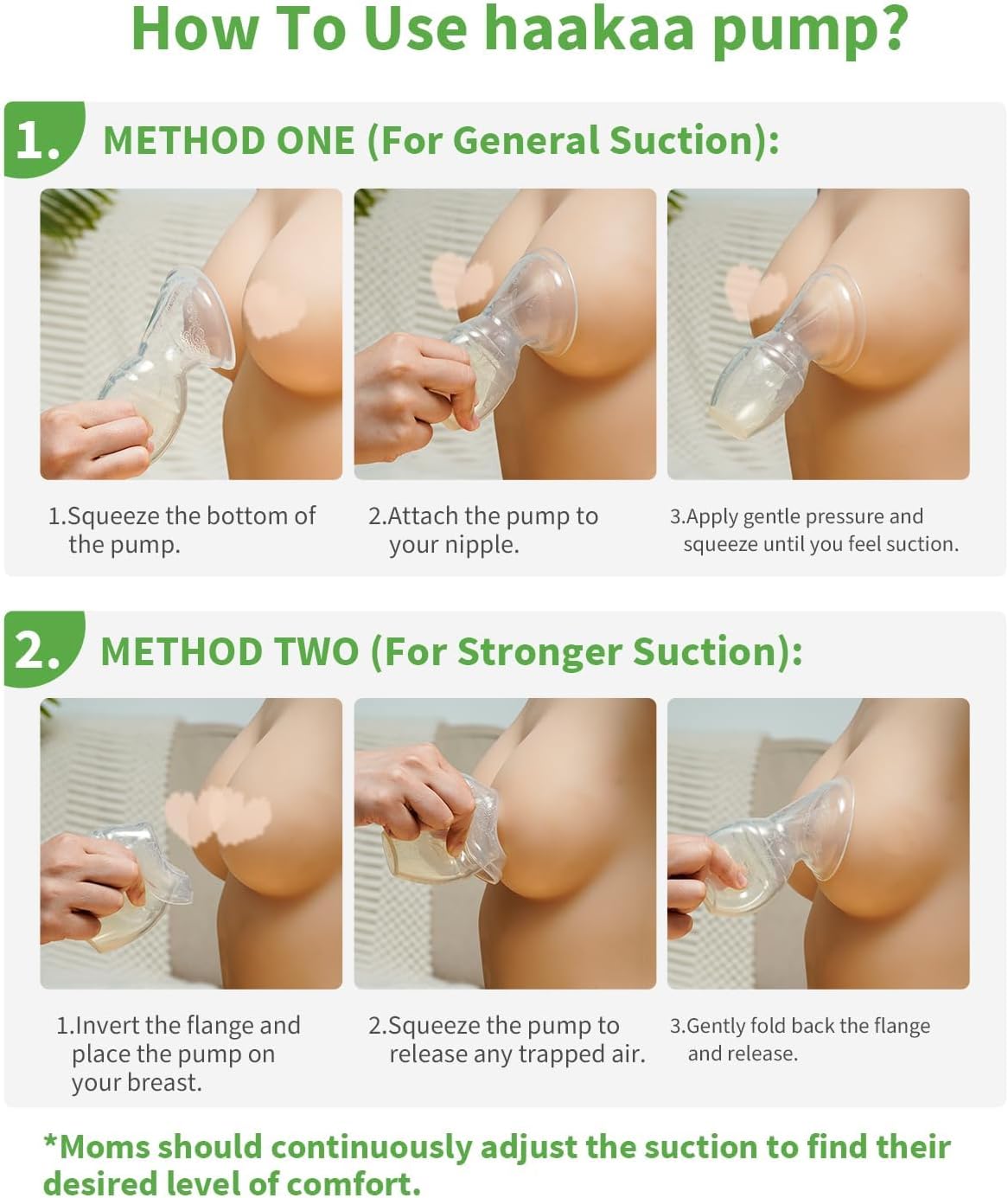 Haakaa Silicone Manual Breast Pump, 4 oz (120 ml) - view 4