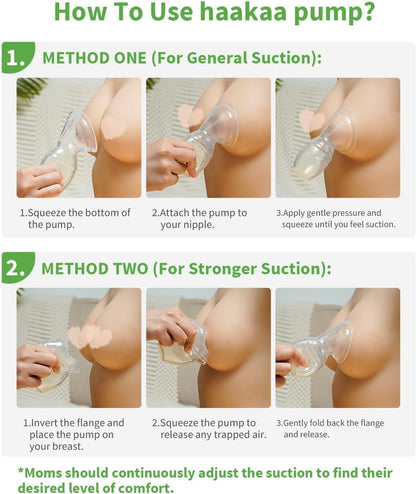 Haakaa Silicone Manual Breast Pump 4 oz - view 4