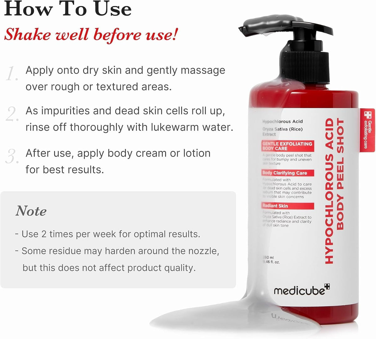 medicube Body Peel Shot with Hypochlorous Acid - view 6