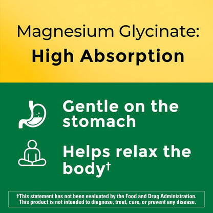 Nature Made Magnesium Glycinate 300 mg per 3 Capsules, 90 Capsules - view 3