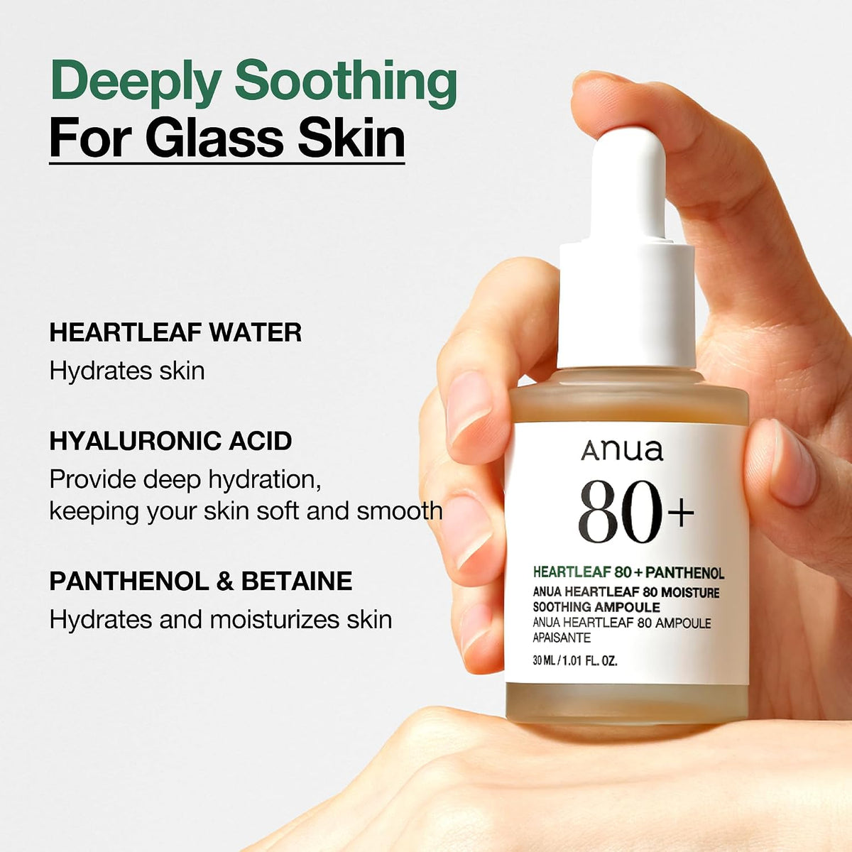 Anua Heartleaf 80 Soothing Ampoule Facial Serum 30ml - view 4