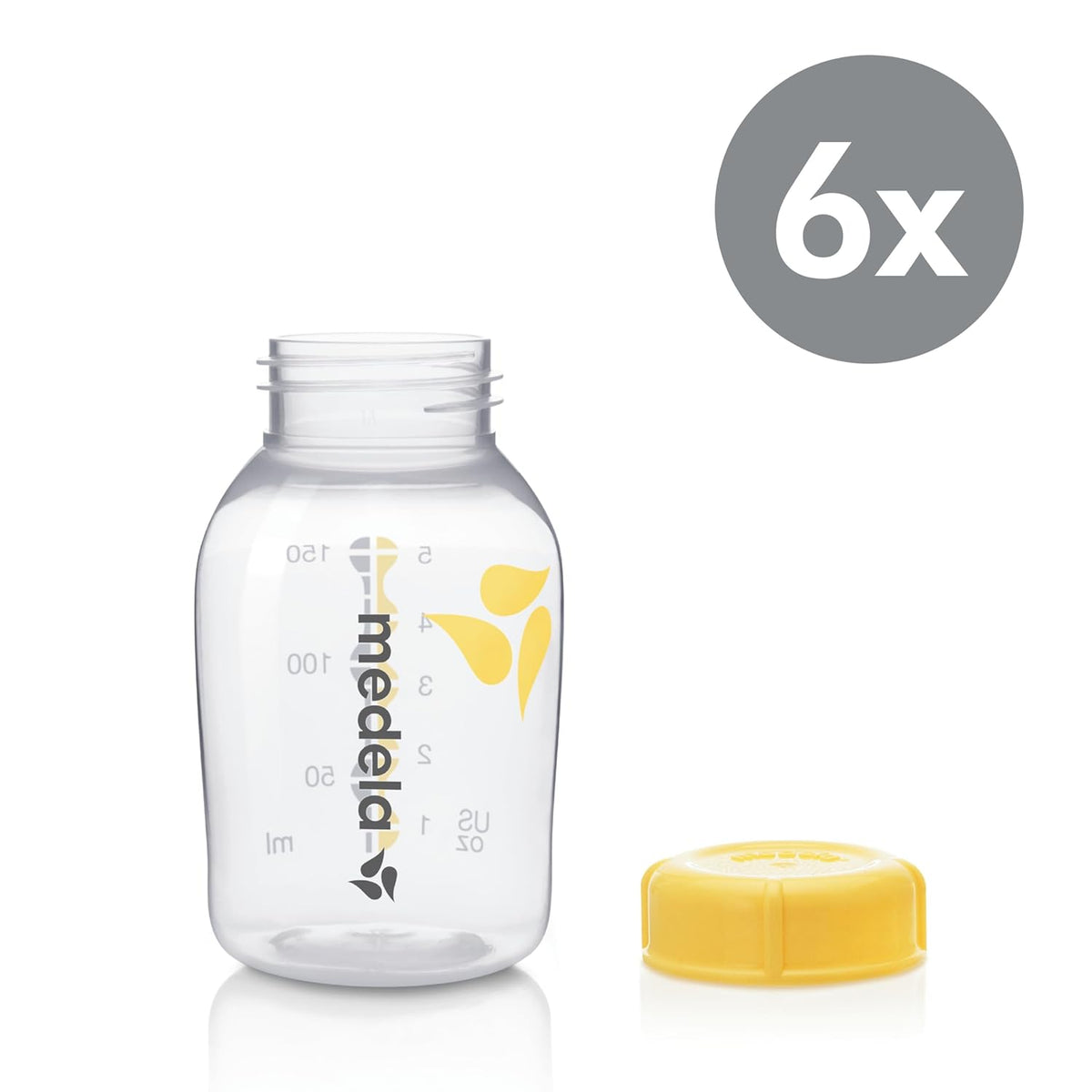Medela Breast Milk Collection & Storage Bottles, 5 oz (150 ml), 6 Count - view 3