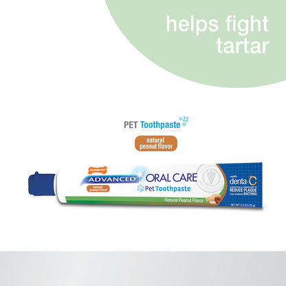 Nylabone Advanced Oral Care Natural Dog Toothpaste, Peanut Butter, 2.5 oz - view 2