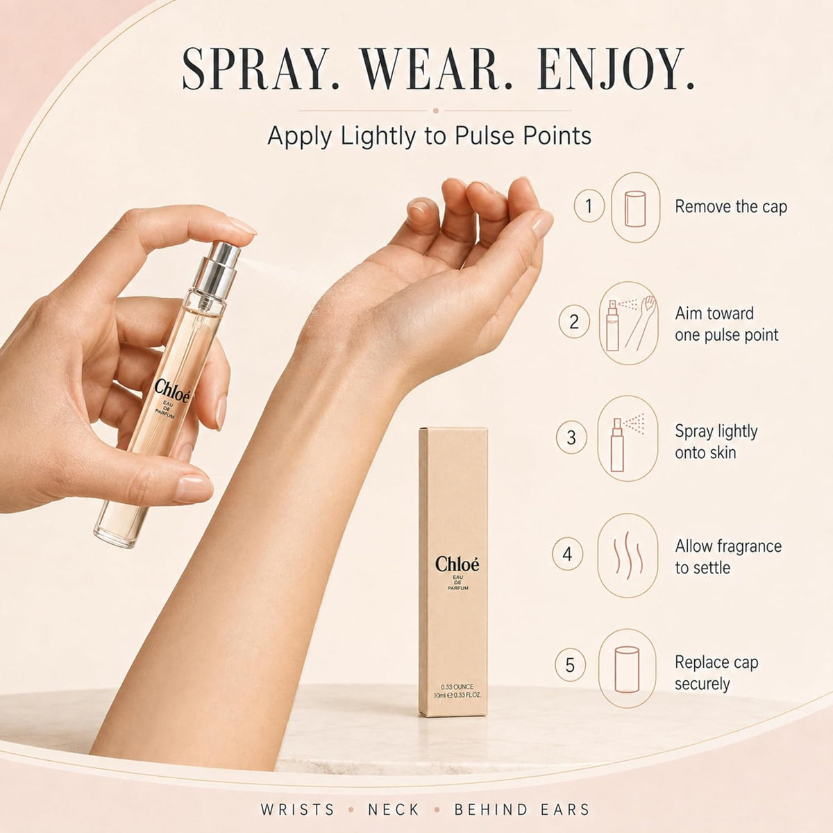 Chloe Eau de Parfum Spray Pen for Women 0.84 oz - view 4