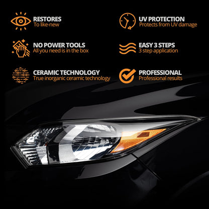 Cerakote Ceramic Headlight Restoration Kit, 10 Wipe Kit - view 3