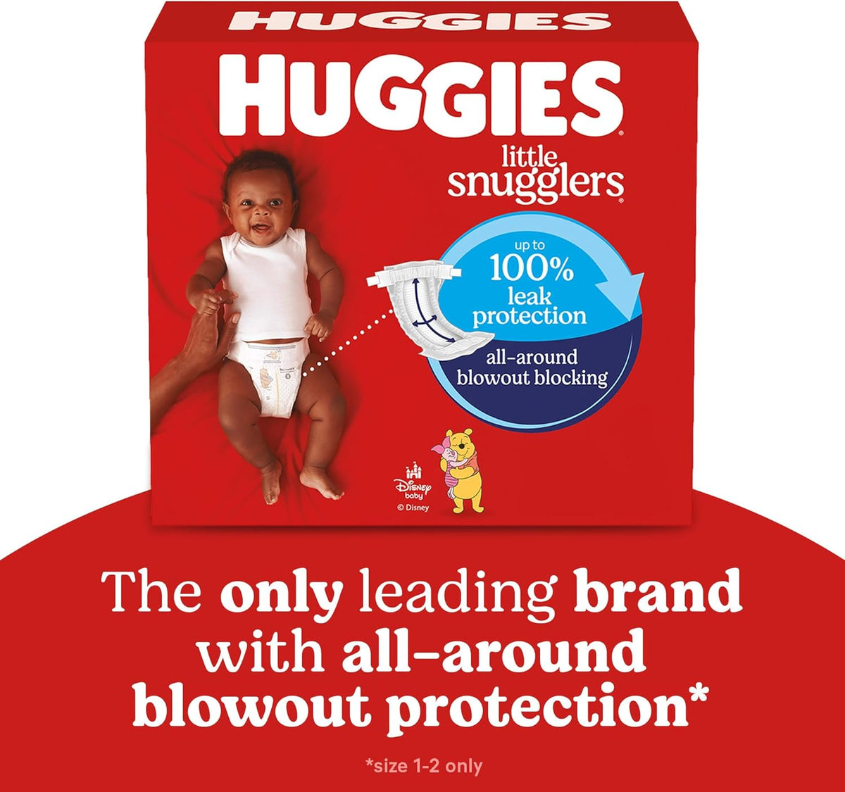 Huggies Little Snugglers Nappies, Size 5 (27+ lbs), 132 Count - view 4