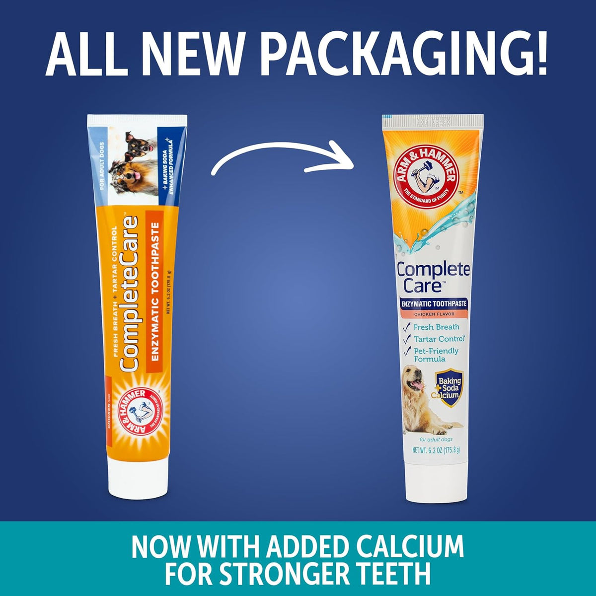 Arm & Hammer Complete Care Enzymatic Dog Toothpaste, Chicken, 6.2 oz - view 2